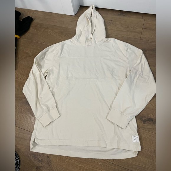 Roots Other - Roots White Cream Lightweight Sweater with Hood Large